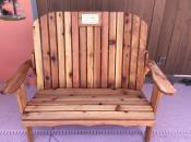 Click to enlarge image Memorial Garden style Loveseat - Memorial Bench - To Honor, Remember or Celebrate
